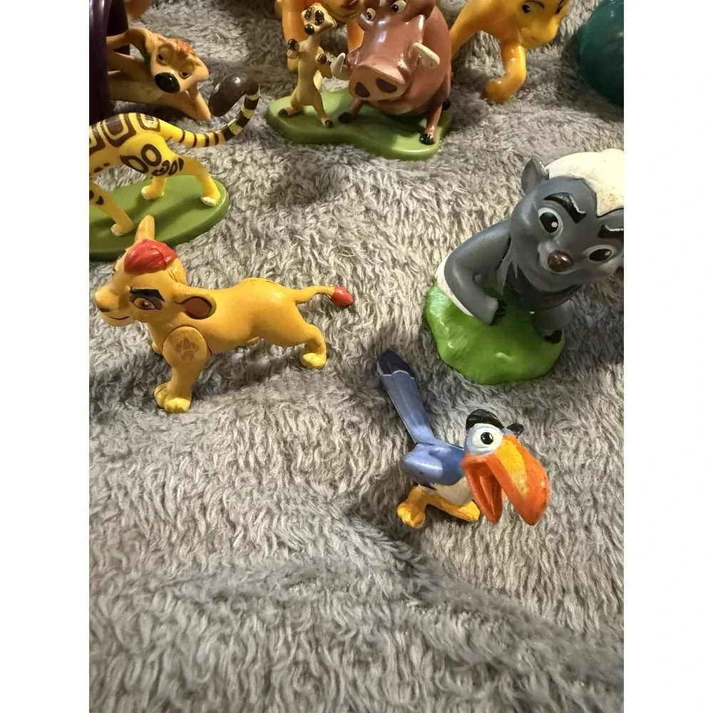 Vintage Disney Lion King Action Figures ‎ Lot Of 12 toys Cake Toppers